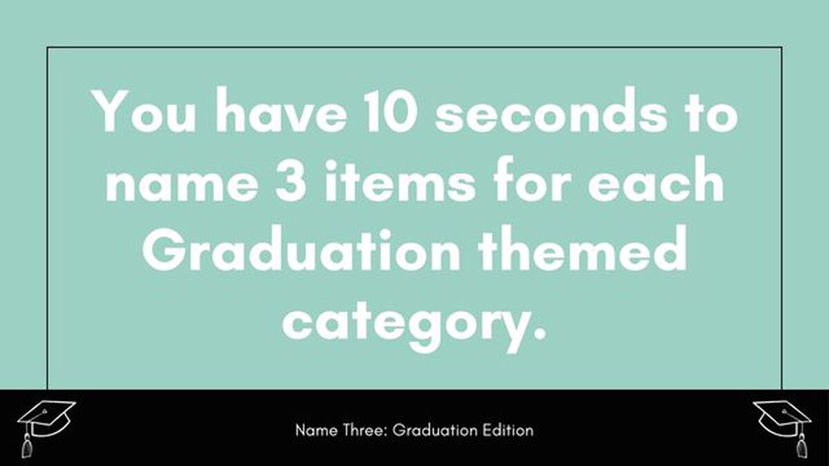 Name Three Graduation Edition image number null